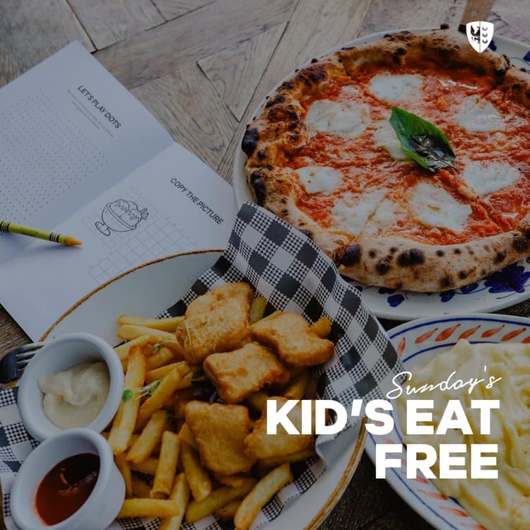 KIDS EAT FREE ON SUNDAYS