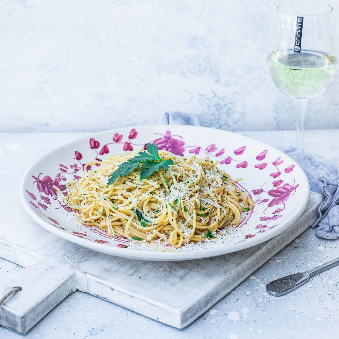 Spaghetti aglio e olio origins